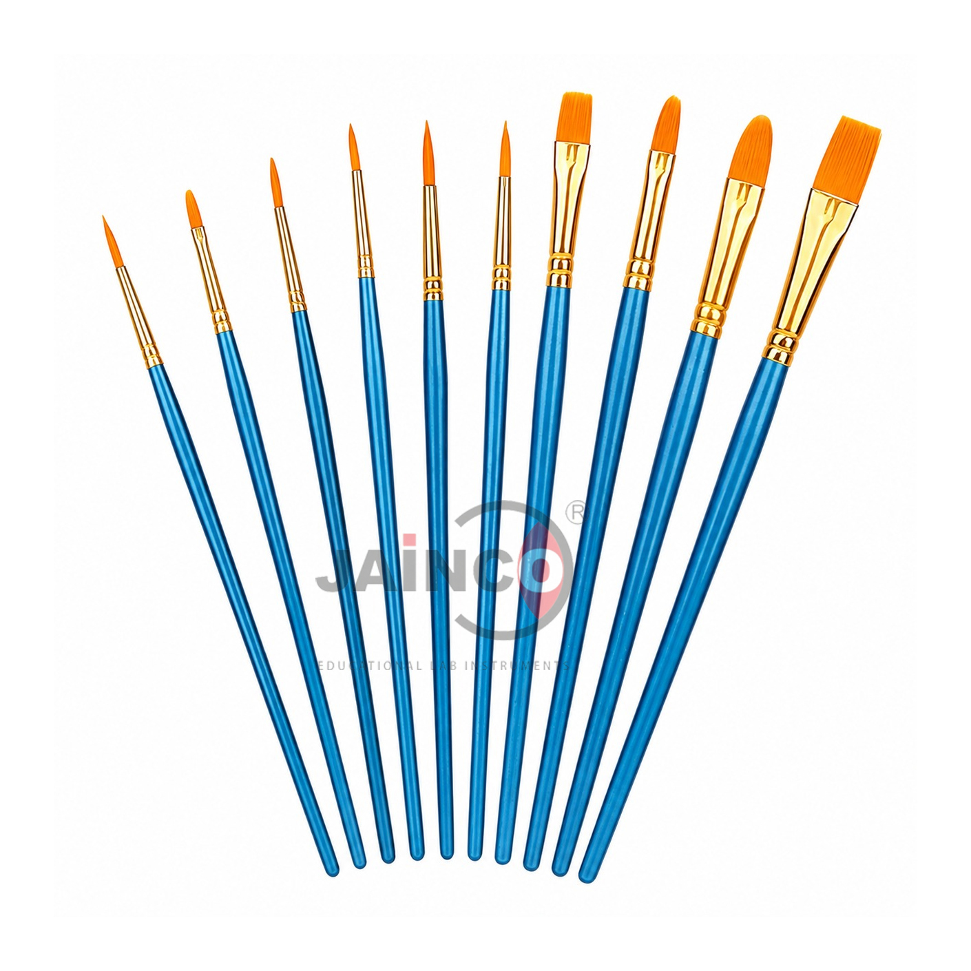Set of 9 Assorted Brush Pins